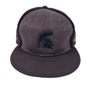 Michigan State Nike Championship Athlete Baseball Embroidered Hat Metal Logo